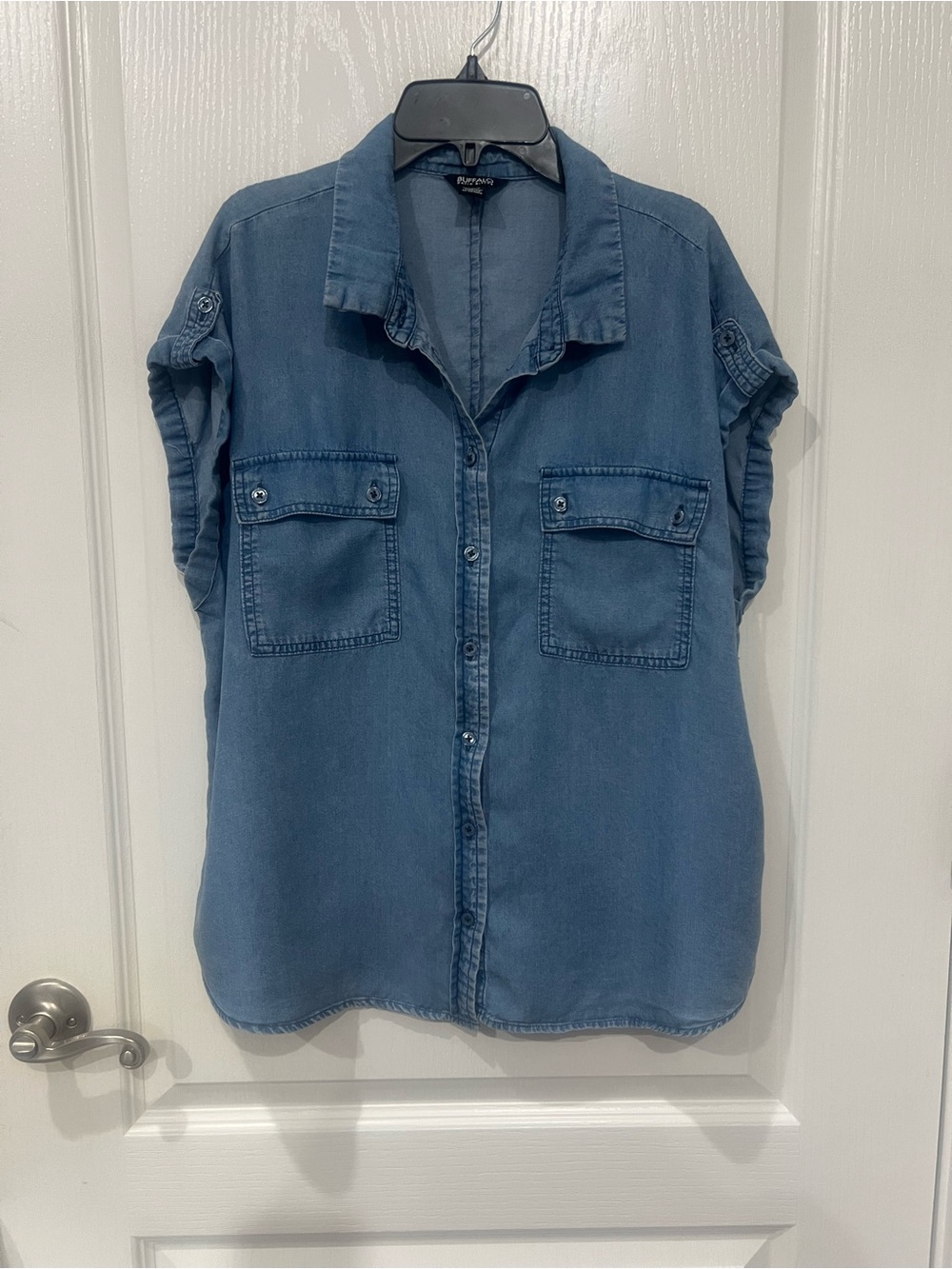 Buffalo David Bitton Light Blue Denim Shirt